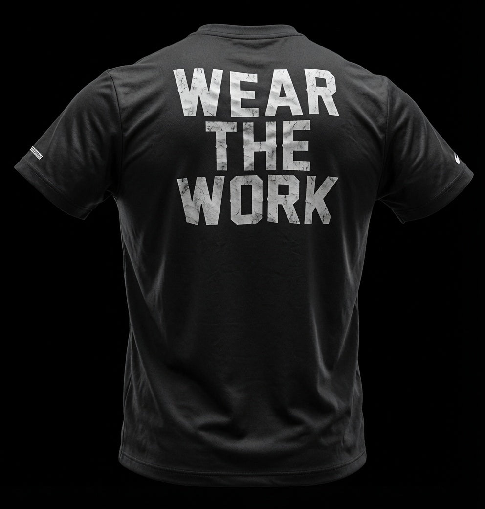 Wear The Work Tee — Premium Reflective Vinyl