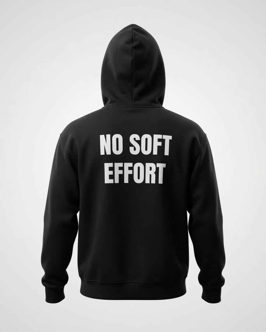 KineryX No Soft Effort Hoodie – Reflective Vinyl