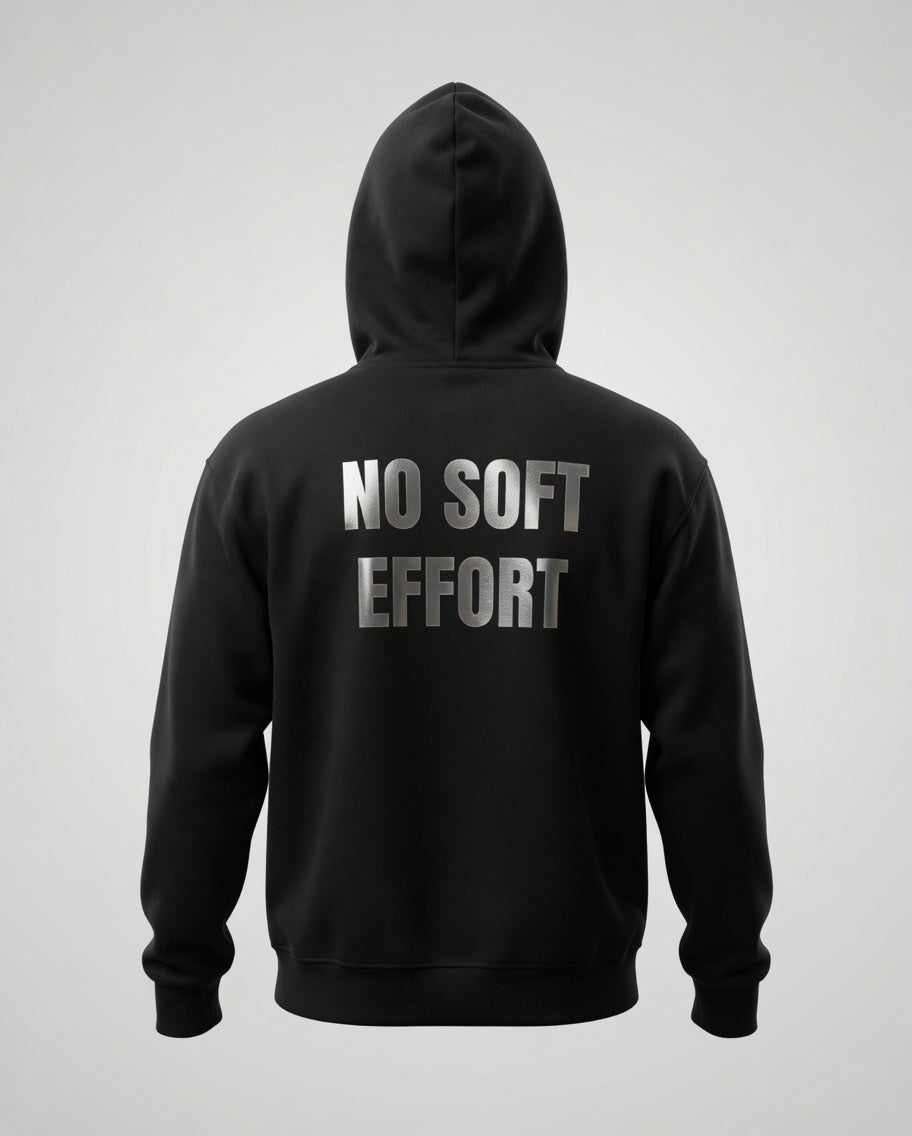 KineryX No Soft Effort Hoodie – Reflective Vinyl