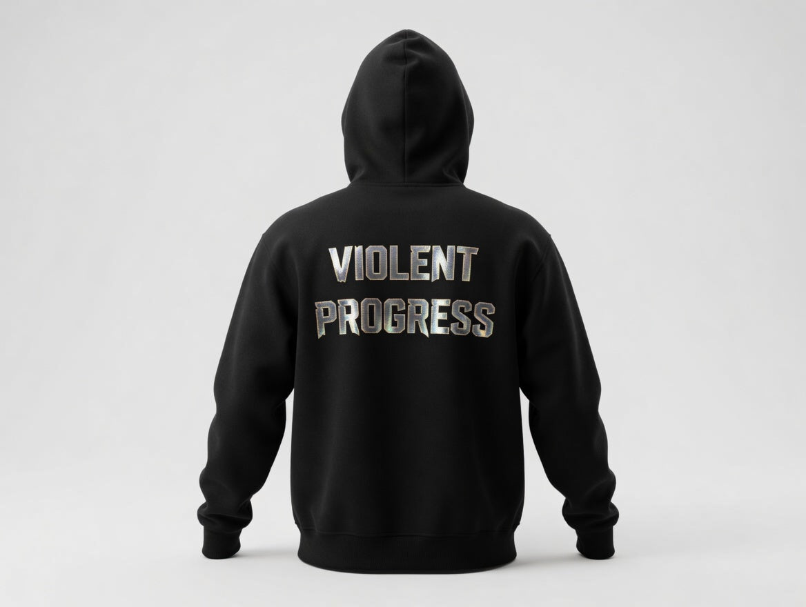 Violent Progress Hoodie — Reflective Vinyl