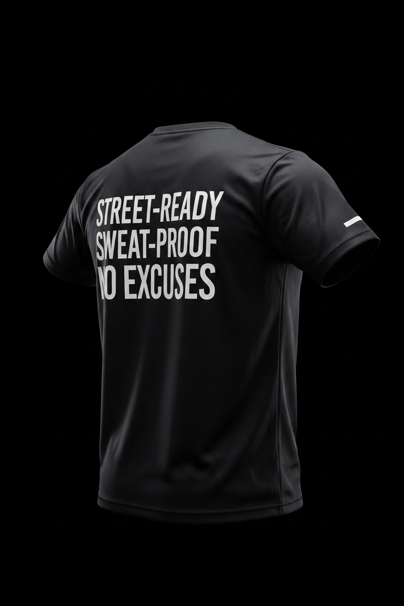 No Excuses Tee — Street-Ready Performance