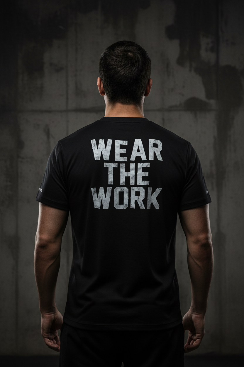 Wear The Work Tee — Premium Reflective Vinyl