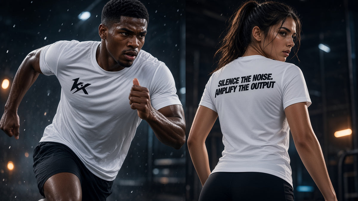 Camiseta Técnica KineryX — Silence The Noise. Amplify The Output.