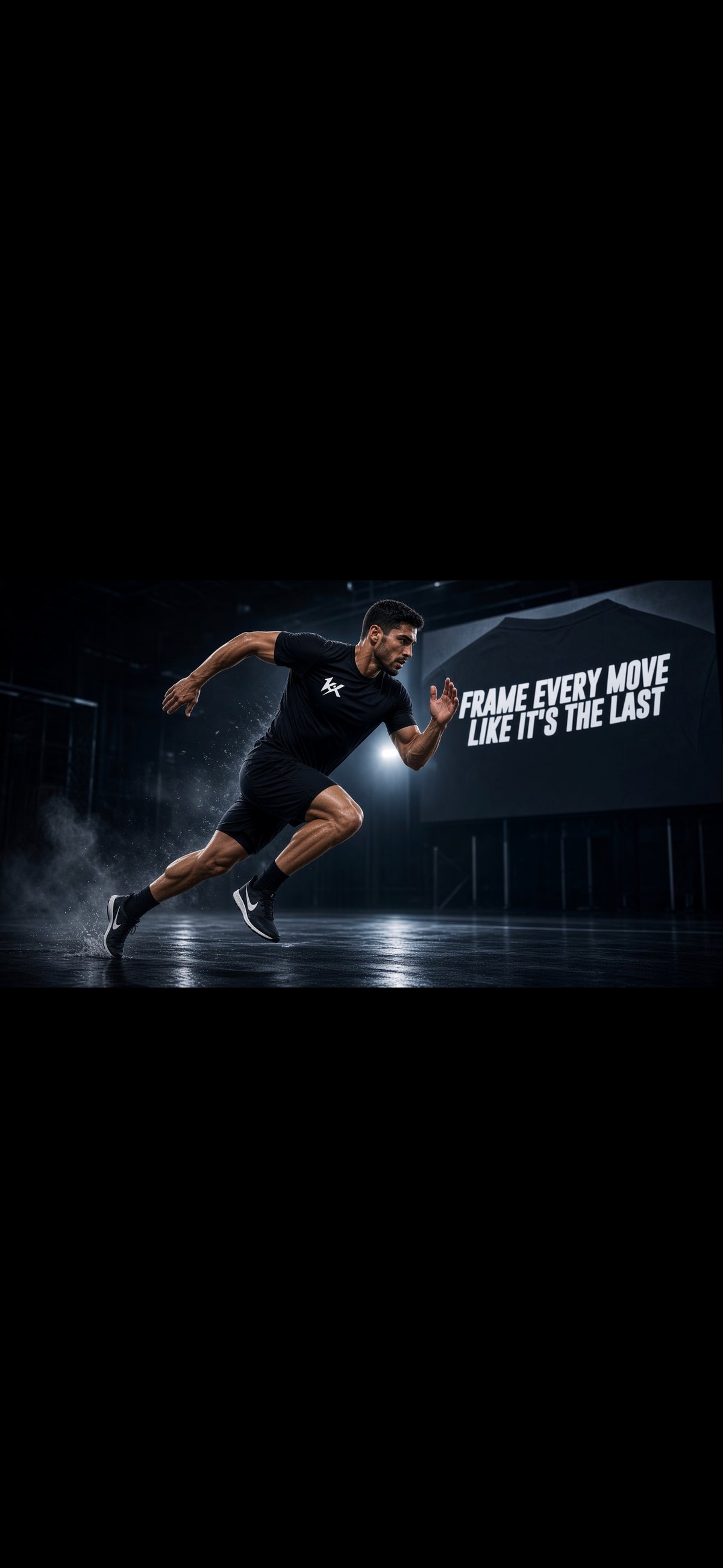 Camiseta Técnica KineryX — Frame Every Move Like It's The Last